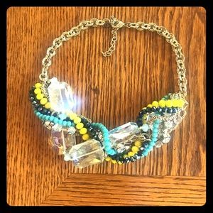 Colorful twisted necklace